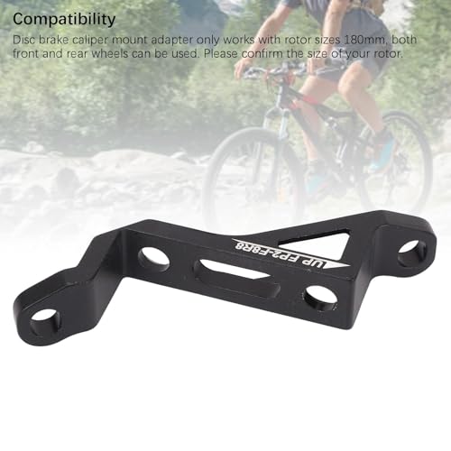 Disc Brake Adapter 180mm Disc Brake Caliper Mount Adapter Rotor Adapter Post Mount to Flat Mount Aluminum Alloy Disc Brake Bracket Converter4
