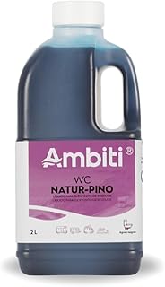 Ambiti | Natur Pino 2L | Aditivo para Depósito de Residuos Aguas Negras | Inodoros Portátiles de Autocaravanas, Caravanas y Barcos | Elimina Olores,residuos y Desinfecta | Fragancia a Pino