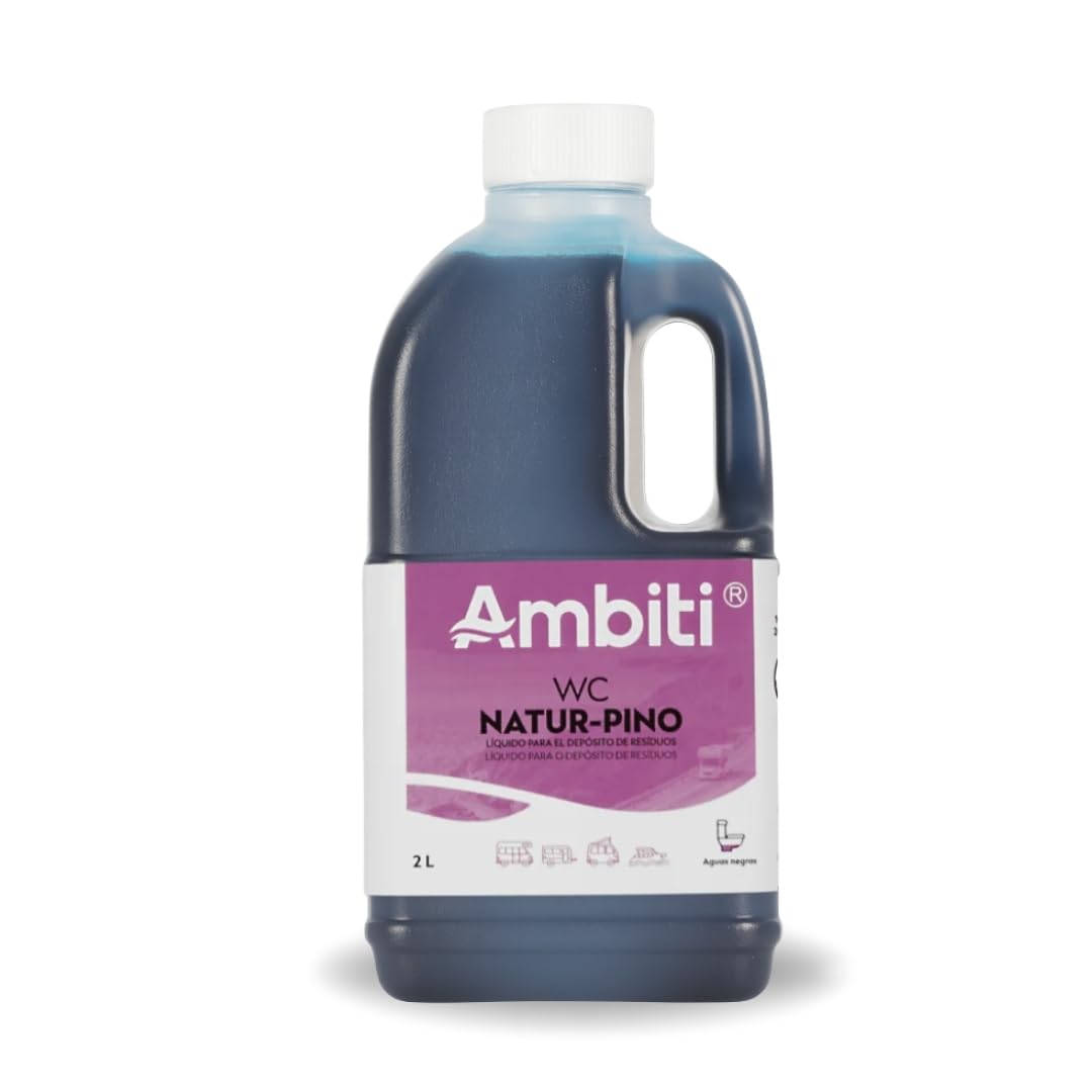 Ambiti | Natur Pino 5L | Aditivo para Depósito de Residuos Aguas Negras | Inodoros Portátiles de Autocaravanas, Caravanas y Barcos | Elimina Olores,residuos y Desinfecta | Fragancia a Pino — view 8