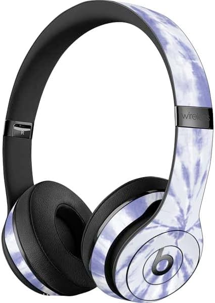 Skinit Decal Audio Skin Compatible with Beats Solo 3 Wireless - Purple Tie Dye Design