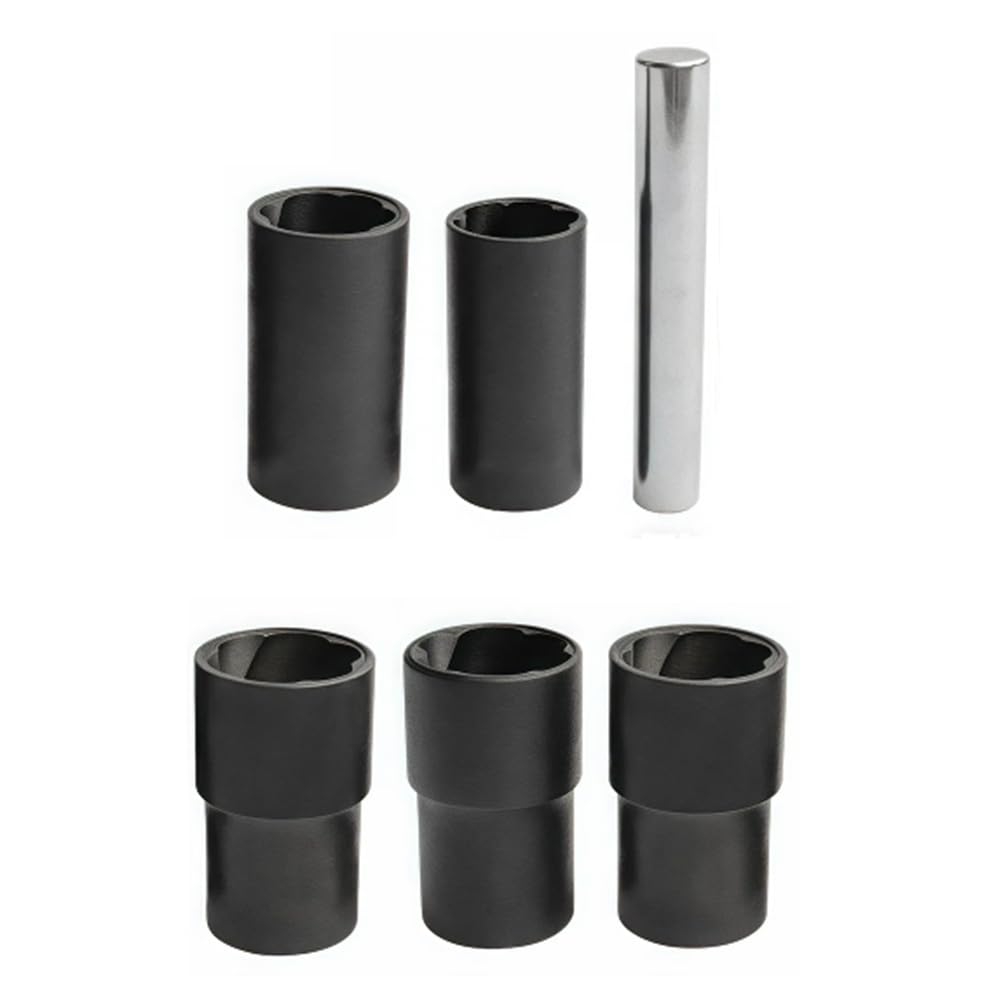 Jnchdghwa As Shown Nut Removal Socket Wrench Extractor 6-Piece 17-24Mm 1/2" Damaged Broken Nut Remover