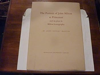 Hardcover The portrait of John Milton at Princeton,: And its place in Milton iconography Book