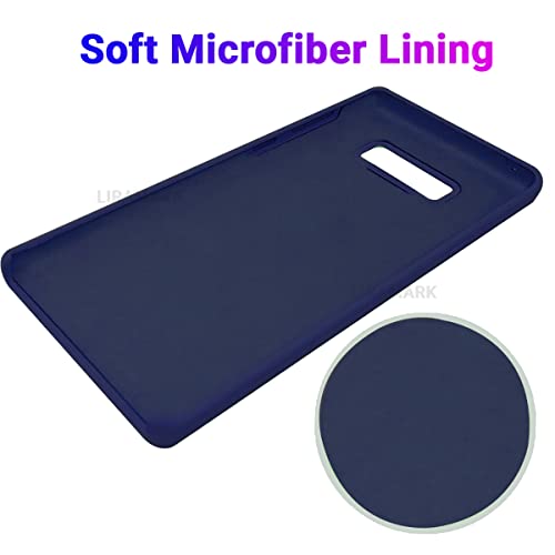 Image of LIRAMARK Liquid Silicone Soft Back Cover Case for Samsung Galaxy Note 8 (Midnight Blue)