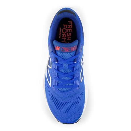New Balance New Balance Men's Fresh Foam X 880 V14 Running Shoe, Blue Oasis/Atlantic Blue/True Red, 16 M