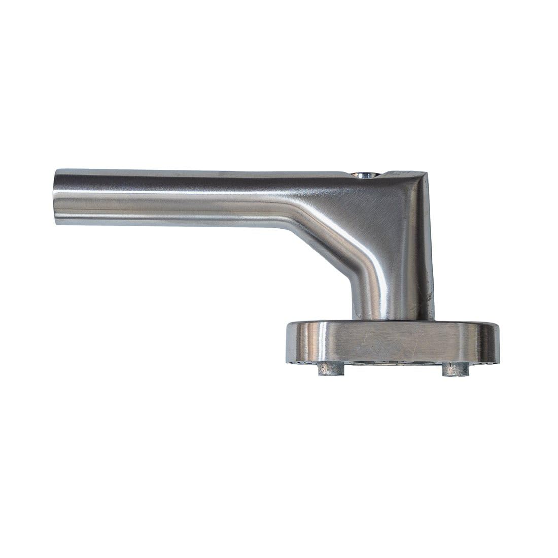 FELGNER Messina II - Set di 2 maniglie per finestra bloccabili da 100 nm | viti nascoste + rosetta ovale resistente alla corrosione | 2 chiavi – acciaio inox opaco