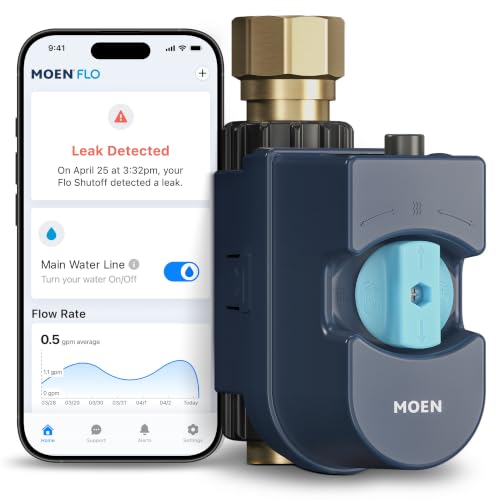 Moen Flo Wi-Fi Water Leak Detector and Shutoff