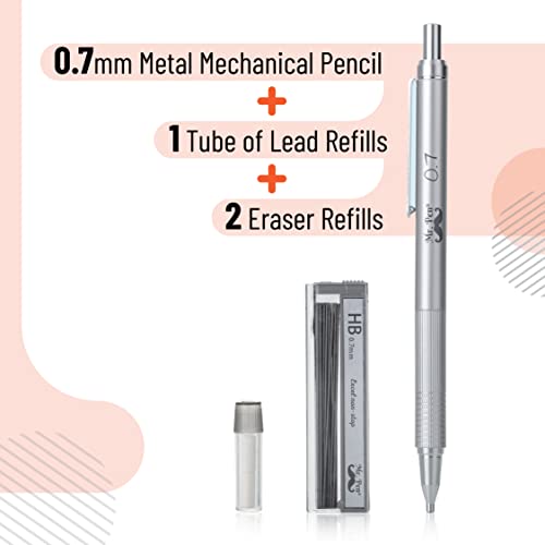 Mr. Pen- 0.7Mm, Drafting Pencil, Metal Mechanical Pencils,Metal Pencil, Drawing Pencil Pack #TOP1