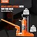 VEVOR Hydraulic Toe Jack, 5 Ton On Toe Toe Jack Lift, 10 Ton On Top Lift Capacity Machine Jack, 0.8-6.8 in Toe Height, 11.3-17.3 in Top Height, Air Hydraulic Claw Jack for Machinery, Industry