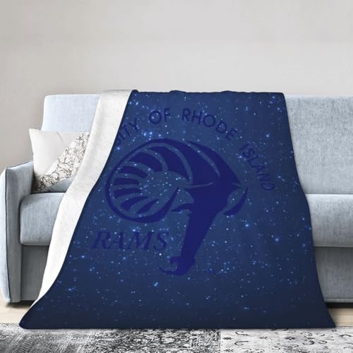 Uri University of Rhode Island Rams Ultra-Soft Micro Fleece Blanket Soft Comfortable Flannel Blanket Available for Bed Couch Living Room