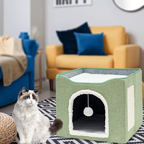Chat lit jouet interactif Sharplace vert clair pour intérieur et extérieur - 8