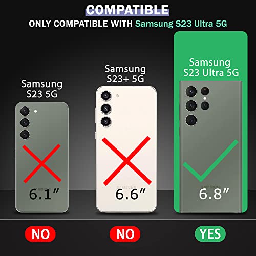 Image of TheGiftKart Sleek Back Cover Case | Slim Fit Protective Design | Ultra Matte Finish| Soft Silicon Back Cover for Samsung S23 Ultra 5G (TPU | Black)