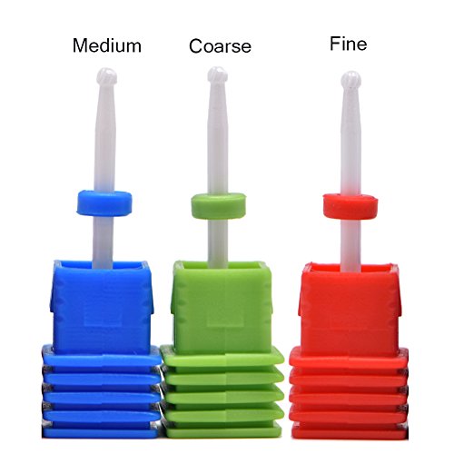 Set Cerámico de Puntas para Torno de Uñas 3/32" miniatura 2