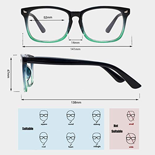 Image of Maxjuli Blue Light Blocking Glasses,Computer Reading /Gaming /TV /Phones Glasses for Women Men 6001