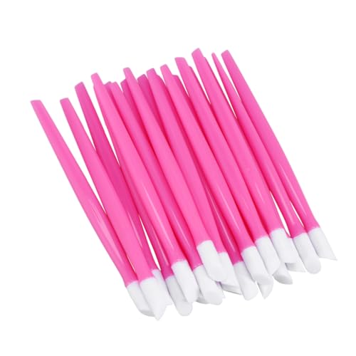 Mikinona 20pcs Manicure Tools Set Cuticle Pusher Orange Stick Exfoliating Scrub for Nail Art