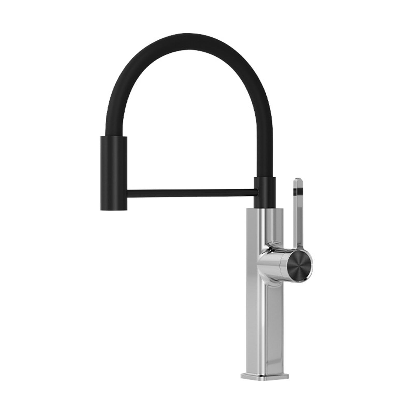 Flexible Kitchen Sink Mixer Tap Single Lever 2 Modes Taps with Pull Out Spray