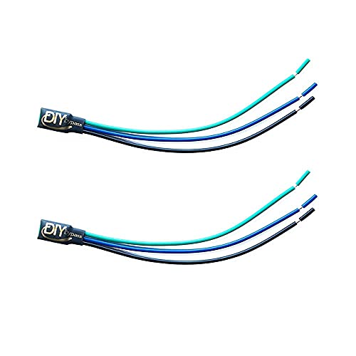DIYBypass Parking Brake Bypass (2 Pack): for Select Pioneer, Jensen, Kenwood, JVC, Sony, Boss & Clarion Models: Multi-Pulse Video In Motion w/LED Power Check Light