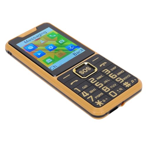 Teléfono para personas mayores con red 4G y linterna doble potente Irfora AB Oro 3