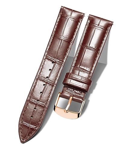 Image of BINLUN Leather Watch Band Genuine Calfskin Replacement Watch Strap Quick Release Crocodile Pattern 10 Colors 13 Sizes for Men Women(10mm,12mm,14mm,16mm,17mm,18mm,19mm,20mm,21mm,22mm,23mm,24mm)