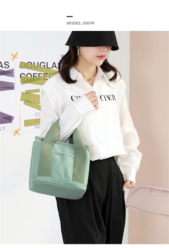 Tinkertechus Bag, Tote Bag Crossbody Bag with Large Capacity, Multi-pocket Zippered Canvas Shoulder Bag4