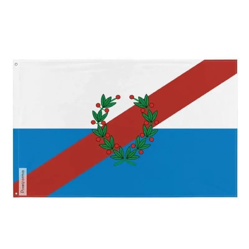 Drapeau de La Rioja Argentine avec œillets en fer et finitions haut de gamme