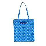 Agatha Ruiz de la Prada Bolso Tote Bags en color azul con flores y corazones