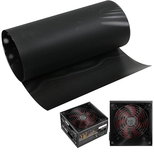 Rete PVC Filtro, Filtro Antipolvere, Filtro Dell'Aria per Ventola, Ventilatore Filtro Antipolvere Ventilatore, Griglia di Raffreddamento Antipolvere per La Polvere Ventola di Raffreddamento(Nero)