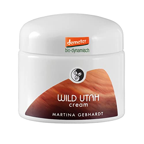 Martina Gebhardt WILD UTAH Cream (50ml) • Reichhaltige Bio-Gesichtscreme für sensible Männerhaut • Gesichtslotion Männer • Creme mit Heilkräutern • Naturkosmetik Crème