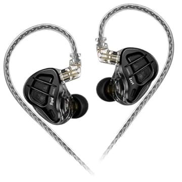 Fone De Ouvido Profissional KZ ZAR Intra-auricular, Driver Híbrido 1DD+7BA, Cabo 8 Fios Banhado a Prata, Cabo Substituível, Original - Perfeito para Cantores e Músicos - AlverSun