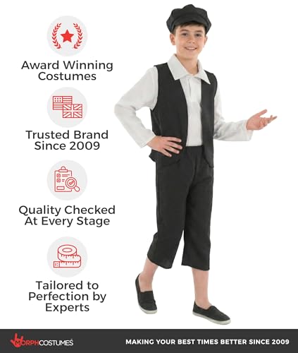 Disfraz Completo Victoriano para Niño Talla Large miniatura 5