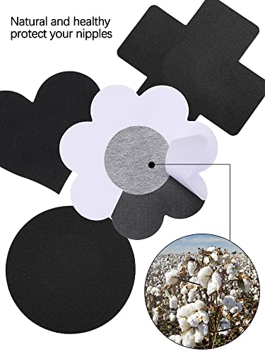 10 Pairs Women Nipple Petals Disposable Bra Pasties Adhesive Round Heart Petals Bra Satin Bra Cover3