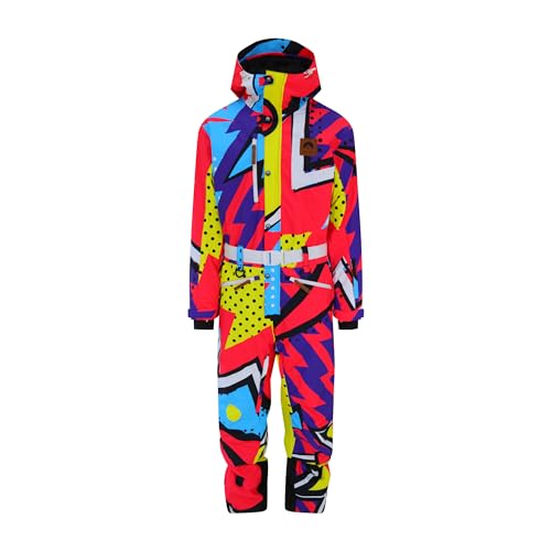 Womens One Piece Snowsuit Winter Onesies Ski Jumpsuits Outdoor Sports