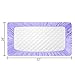 GUNTAIL 2 Pack Satin Soft Crib Sheet for Baby with Sensitive Hair Silky Baby Mattress Sheet Pink and Violet Unisex 52’’x28’’x8’’ Fitted Sheets