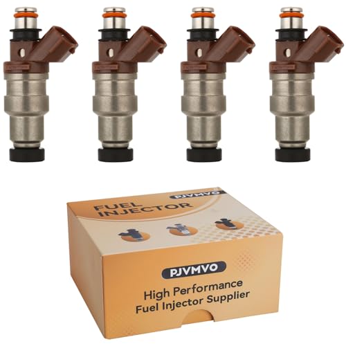 23250-75050 OE 2.7L Fuel Injectors,Compatible with/Toyota 2.7 Tacoma 4Runner T100 1995-1999,|2 Holes| |Set of 4|