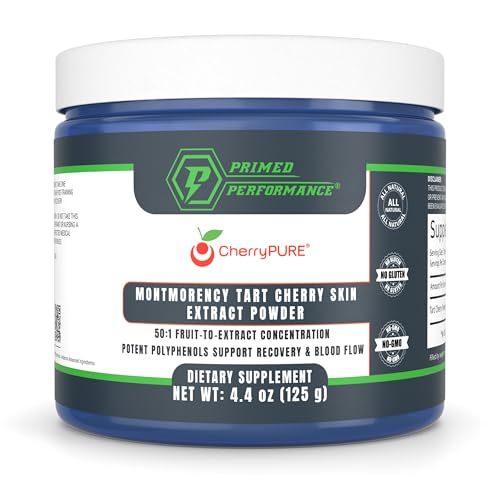 Primed Performance CherryPURE Tart Cherry Powder Skin-Derived Montmorency