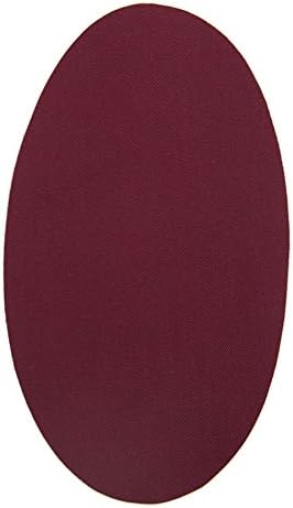 6 Piece Knee Patches Bordeaux. Iron Pads to Protect Your Clothes and Repair of Trousers, Jackets, Sweaters, Shirts. 16 x 10 cm. RP18