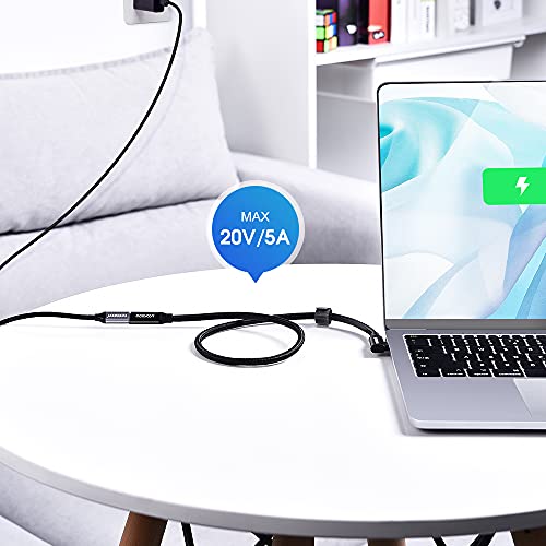 aceyoon USB C-verlenging, 0,5 m, 240 W, USB C 3.2 kabelverlenging, ondersteunt PD snel opladen, 20 Gbps/Gen2 en 4K @60Hz video-overdracht, USB type C, verlenging voor MacBook, voor Galaxy S23/S22 enz - Afbeelding 4