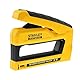 Stanley FatMax Reverse Squeeze Tacker (mit Sichtfenster am Klammerfach, Unterlademagazin, flexible Druckeinstellung, kompatibel mit Klammern (G 6-14 mm) und Nägeln (18GA 12, 15 mm)), FMHT0-80551