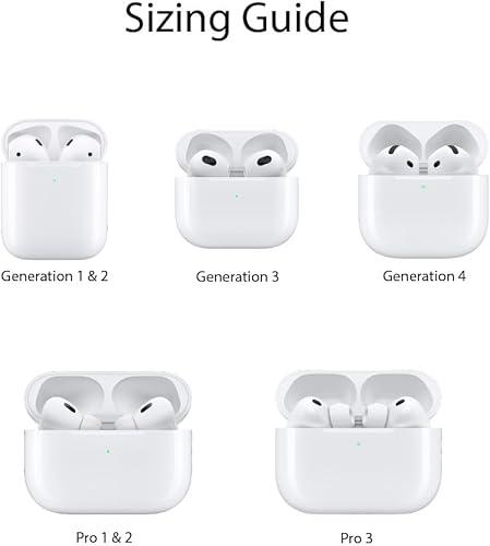 Miniatura 5 de Affinity Bands Michigan Wolverines Champion Series HDX - Funda compatible con Apple AirPods Generaciones 1 y 2 Azul,Camo,Clásico,Michigan