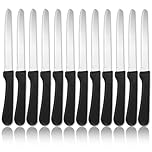 Steak Knives Set of 12, ReaNea Stainless Steel Steak Knife Set, Serrated Steak Knives, Gifts for Home, Restaurant, Parties, Wedding, Camping, Outdoor