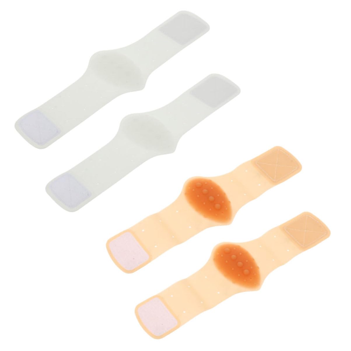 FOMIYES 2 Pairs Silicone Arch Support Foot Arch Support Pads Simple Arch Pads Breathable Heel Sleeves Pads Arch Support Inserts Arch Support Brace Heel Protectors Arch Sleeves