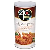 4C Premium Bread Crumbs, Whole Wheat Seasoned with Pecorino Romano Cheese 1 Pack, Flavorful Crispy Crunchy, Value Pack