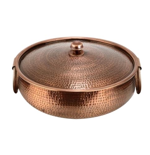 Olla de Fondue para Chocolate y Hotpot 28 cm Cobre miniatura 1