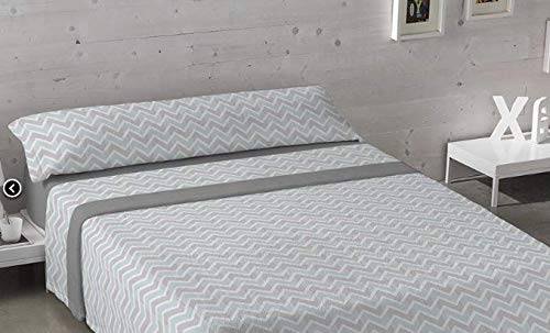 Juego de Sabanas Coralina Karamelo Premium Biar Gris Cama 150