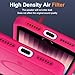 MOCCA Strong Magnetic for iPhone SE Case 2022/iPhone SE 2020 Case/iPhone 7 Case/iPhone 8 Case [Compatible with Magsafe] Slim Thin Translucent Matte Protective Cover Phone Case 4.7'', Hot Pink