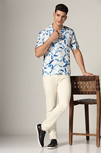 Image of DHRUVI TRENDZ Shirt for Men | Mens Casual Shirt | Men Stylish Shirt | Men Printed Shirt | Men's Regular Fit | Men Formal Shirt | Men's Solid Slim Fit