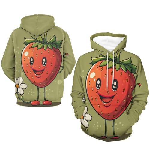 Sweatshirt pullover Fleur de Fraise idéal pour vos sorties urbaines de week-end - 7
