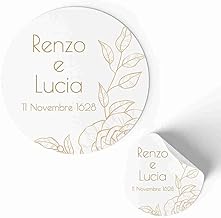 Etichette Personalizzate per Matrimonio ed ogni occasione 175 pezzi (STICK56)