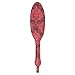 QUYUWOWO Velvet Paddle Riding Crop for Horse Training Equestrian Sports (Red)