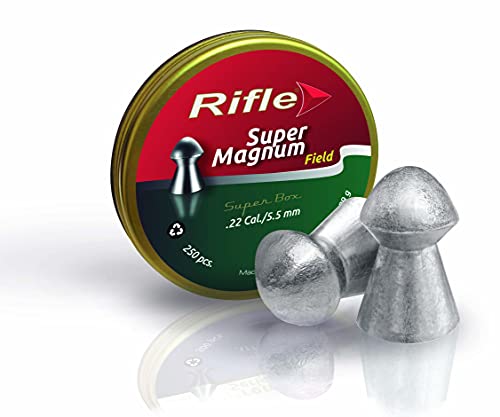 Airgun Pellets 22 Cal Field Magnum 19.9 gr, 250 ct