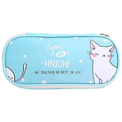 Cute Animal Rabbit Cat Elephant Pencil Case Cover